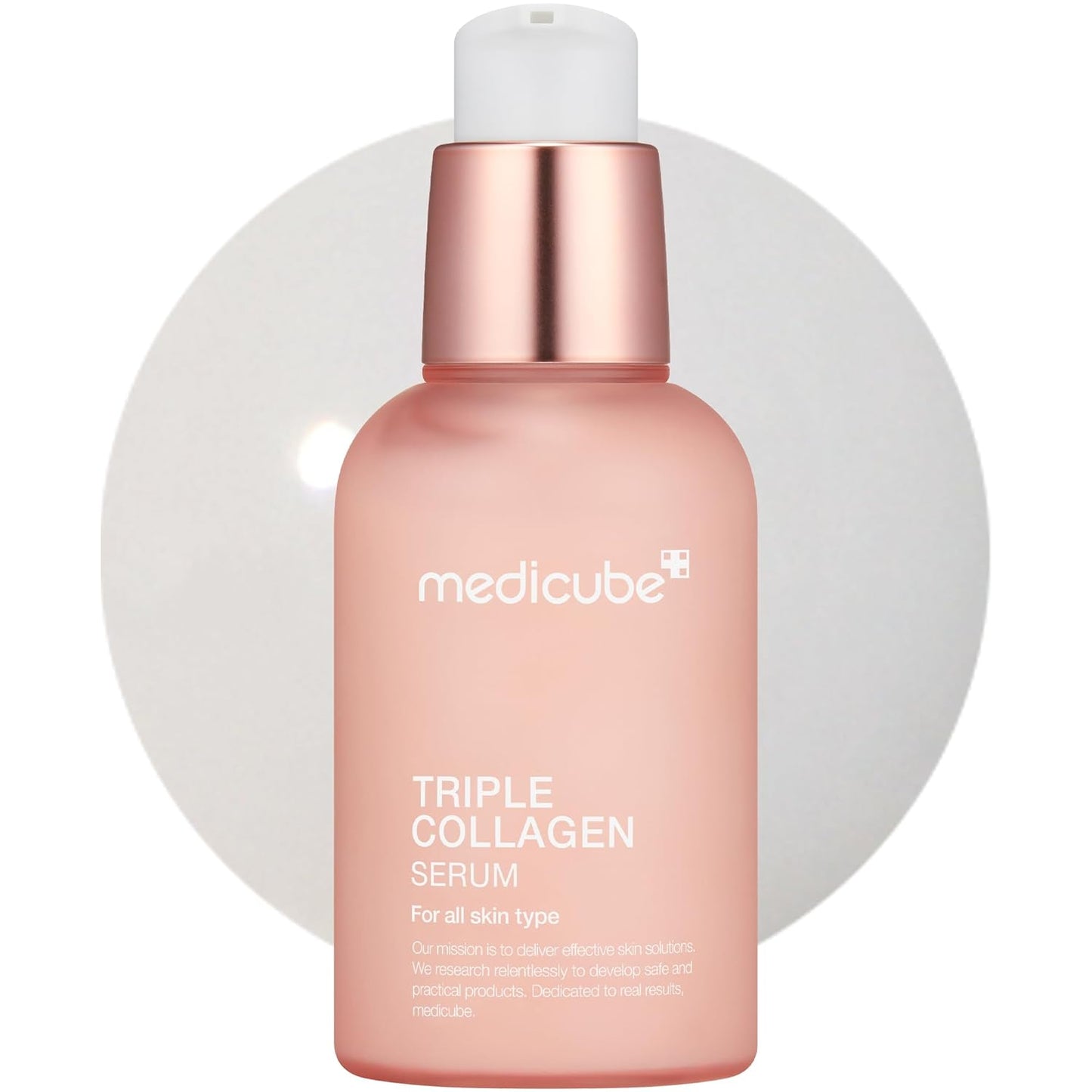 Triple Collagen Serum 1.85 Fl.Oz - Nourish Dull Skin with Triple Collagen Complex - a Lightweight Serum with Niacinamide and Hyaluronic Acid - Korean Skincare